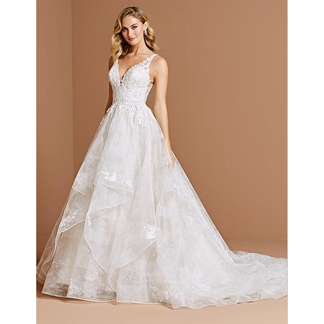 18278 Layered Tulle Gown
